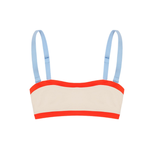 Baguette Bikini Top - Pearled White (S)