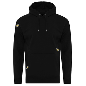 Bee Embroidered Hoodie Black Women (XXL)