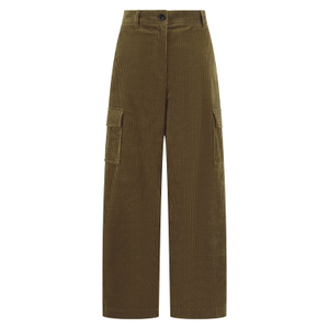 Bessie Cord Cargos In Khaki (M)