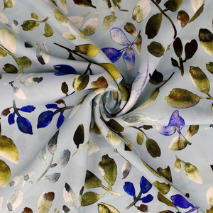 Tissu viscose - Kelston bleu