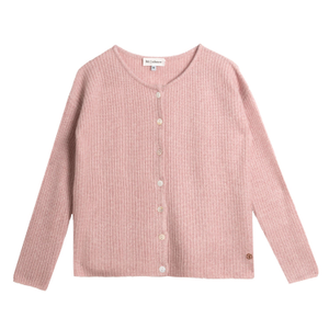 Camille Cashmere Cardigan Pink Jaspe (XL)