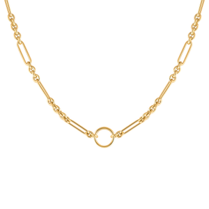 Gold Chain Necklace – Minimalist Layering Jewelry – Celestial Ties