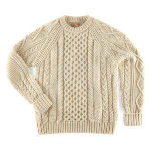 Clyde Knit Jumper Ecru (M)
