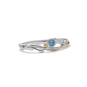 Coastal Blue Opal Ring (M (UK))