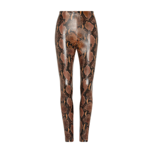 Commando Faux Leather Control Smoothing Legging, Tawny Python SLG50 (S)