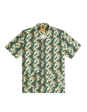 Cuban Jungle Jacquard Bowling Shirt (L)