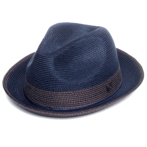Dasmarca Florence Navy Summer Two Tone Crushable Hat (59cm)