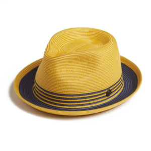 Dasmarca Jordan Sunflower Yellow Two Tone Summer Crushable Hat Packable Hat For Men (59cm)