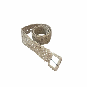 Dentelle Raffia Belt