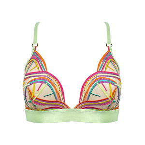 Disco Deco Triangle Bralette (34E)