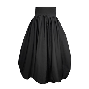 Enoki Puffball Skirt In Black (M)