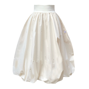 Enoki Puffball Skirt In Cream (L)