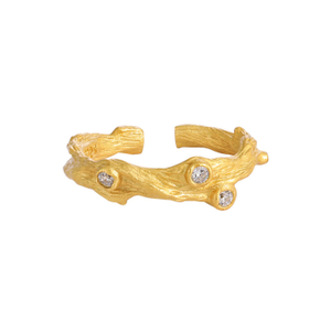 Esk Gold Vermeil Matte Ring