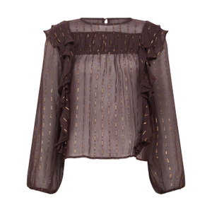 Eva Chiffon Ruffle Blouse (L)