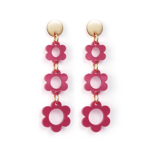 Flower Drops - Cerise