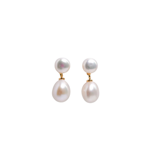 Freshwater Pearl Drop Earrings (one size)
