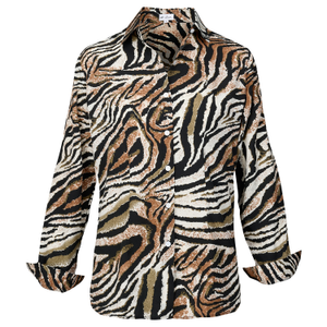 Mayfair Shirt In Tiger Print (M)
