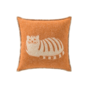 Ginger Cat Wool Cushion