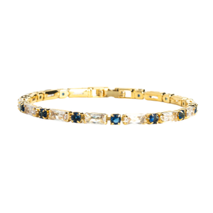 Glimmer Something Blue Tennis Bracelet (one size)