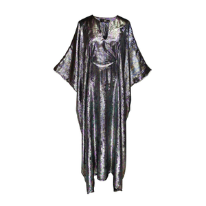 Goddess Waist Caftan In Opal Mirage (one size)