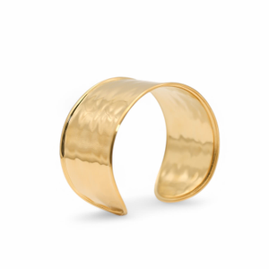 Golden Muse Chunky Cuff Bangle Bracelet (one size)