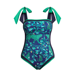 Green Wonderland Reversible One-Piece Swimsuit (XL)