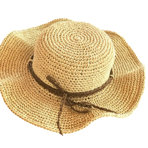 Handmade Cream Raffia Summer Hat – Chic And Adjustable