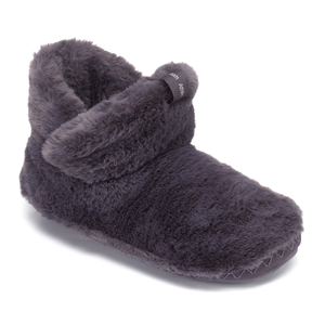 Harriet - Recycled High Density Faux Fur Slipper Boot - Ink/Purple (5 UK)