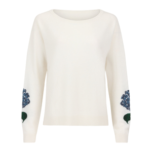 Hydrangea Cashmere Sweater (XS)