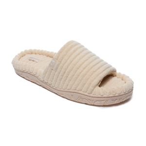 Judy - Jumbo Cord Slipper Slider - Gingerbread/Brown (S)