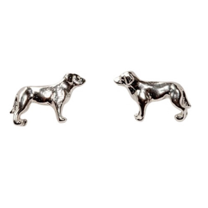 Labrador Cufflinks In Sterling Siver
