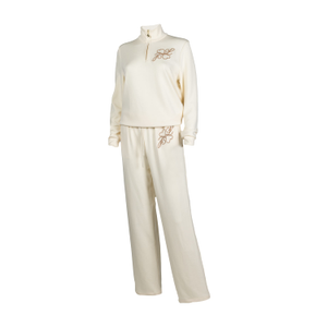 Laines London Logo Tracksuit - Cream & Tan (M)