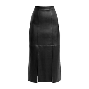 Leather Panel Skirt (M)