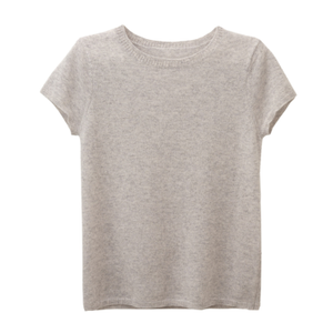 Lillie Grey Cashmere Tee (S)