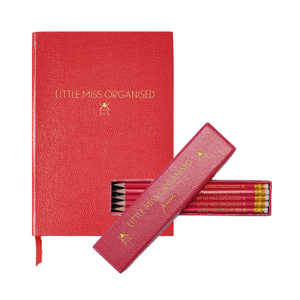 Little Miss Organised M Journal With Matching Pencils