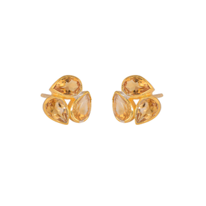 Suri Studs - Citrine