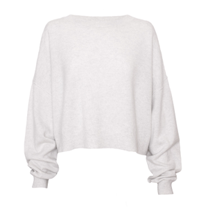 Madison Cashmere Crew Neck Drop Shoulder Chiffon (M)