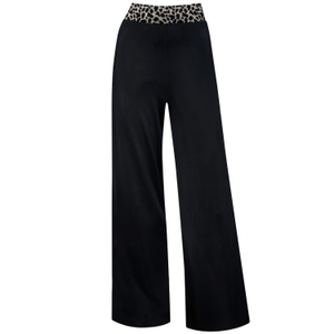 Make A Bee Line Black Rib Trousers (L)