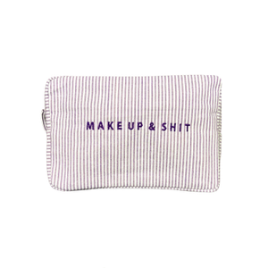 Make Up & Shit Purple Pouch