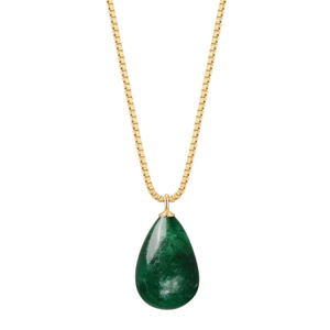 May Emerald Necklace (16")