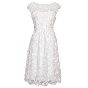 Melody Midi Lace Wedding Dress In Ivory (L/XL)