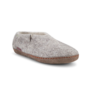 Men's Classic Shoe - Grey With Suede Sole (8 UK)