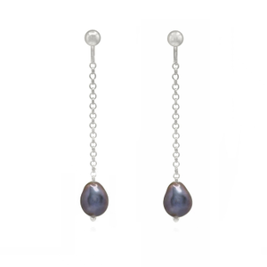 Midnight Baroque Clips Earrings