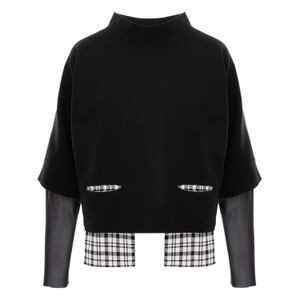 Midnight Tee Contrast Blouse (XL)