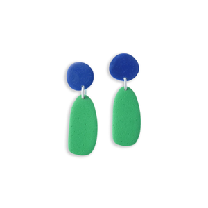 Miro Drop Earrings In Green