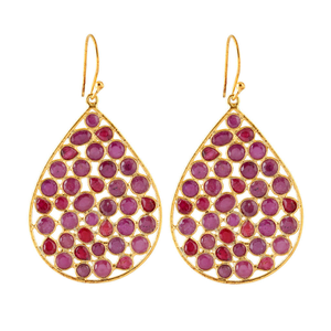 Monsoon Jali Drops - Rubies