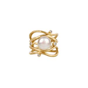 Mystic Beauty Pearl Ring (P 1/2 (UK))