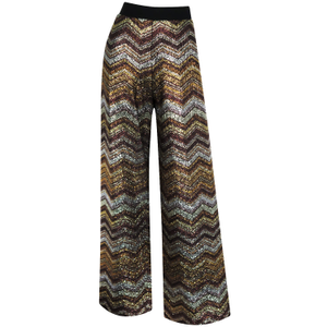 Namaste Metallic Stripe Wide Leg Trouser (XS)