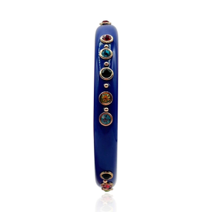 Holland Navy Resin Studded Resin Bangle