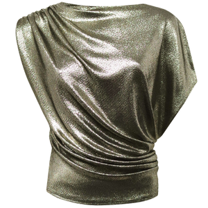 Nitty Gritty Gold Metallic Top (XL)